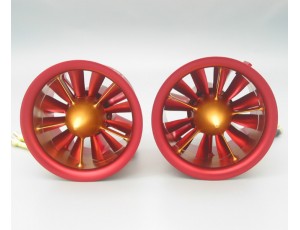 JP Hobby 90mm 12 Blade Full Metal Counter Rotating EDF Set 1750Kv For 6S 